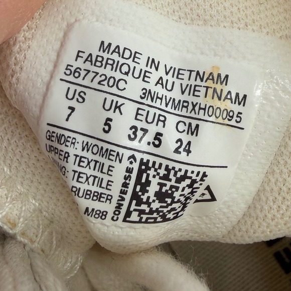 Converse Chuck Taylor Legacy CX Women Size 8 Zebra Platform Orange Streetwear - Picture 3 of 10